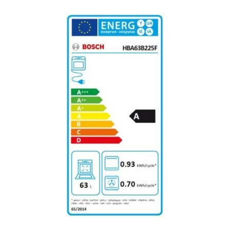 Four BOSCH HBA63B225F