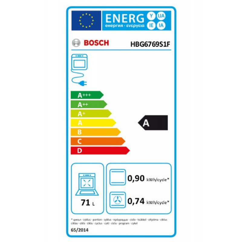 Four BOSCH HBG6769S1F