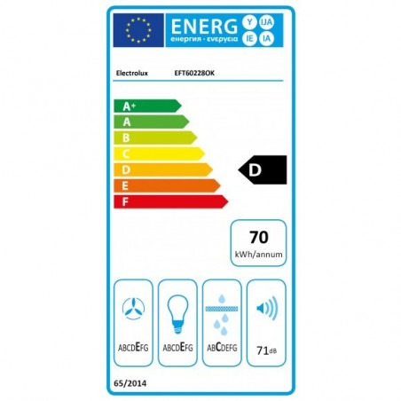 Hotte ELECTROLUX EFT60228OK