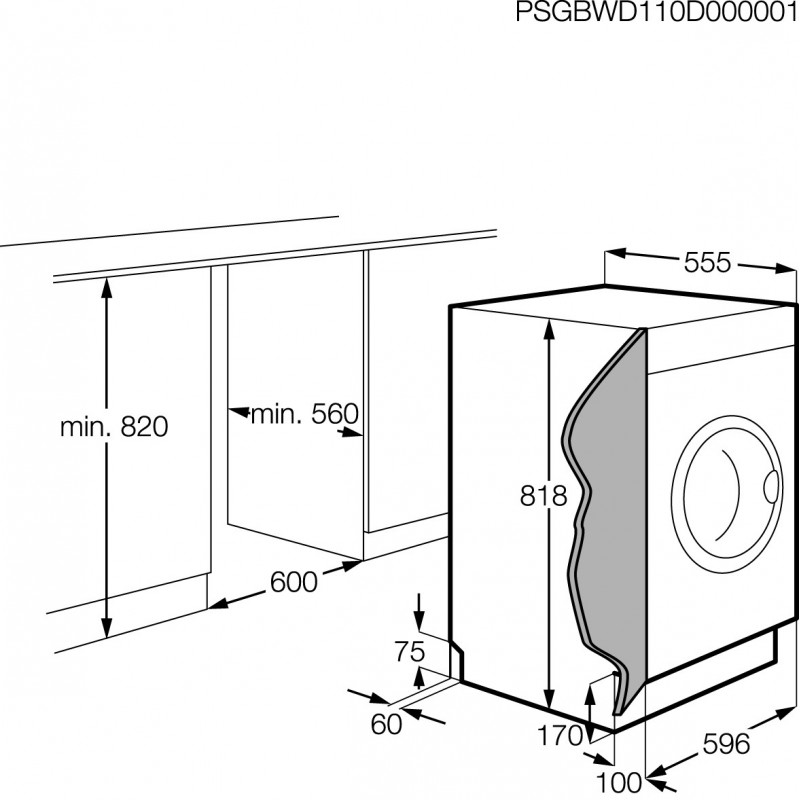Lave Linge AEG L61470WDBI