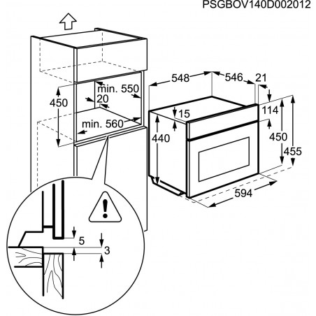 Micro ondes ELECTROLUX EVY7800AOX