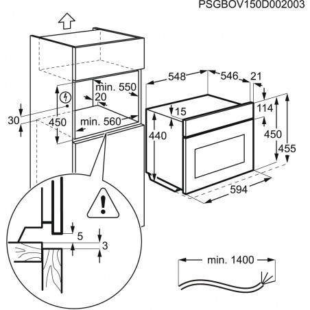 Micro ondes ELECTROLUX EVY7800AOX
