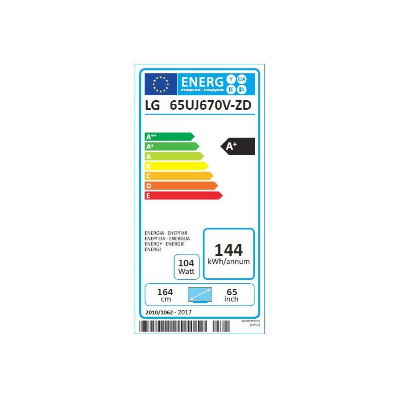 Télévision LG 65UJ670V