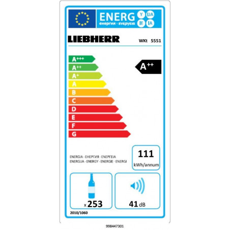 Cave à vin LIEBHERR WKT 5551