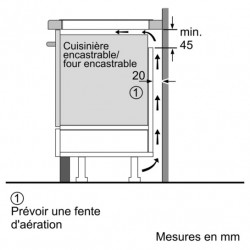 Plaque de cuisson BOSCH PUJ631BB1E