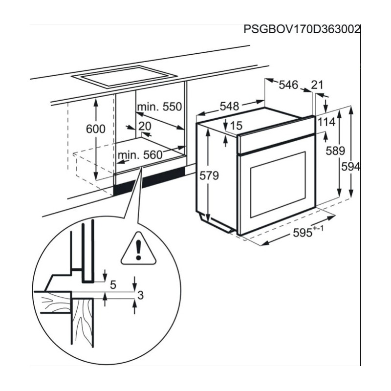 Four AEG BPE742320M