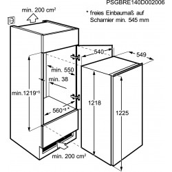 Réfrigérateur AEG SFB51221DS