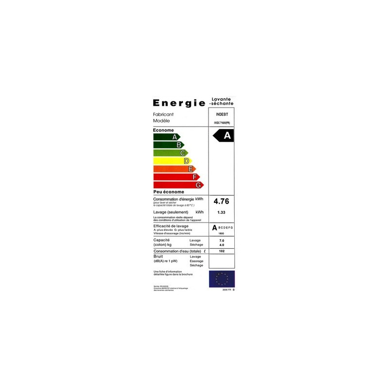 Lave Linge INDESIT IWDC 71680 (WE)