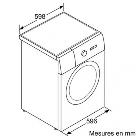 Lave Linge Bosch WAK28260FF