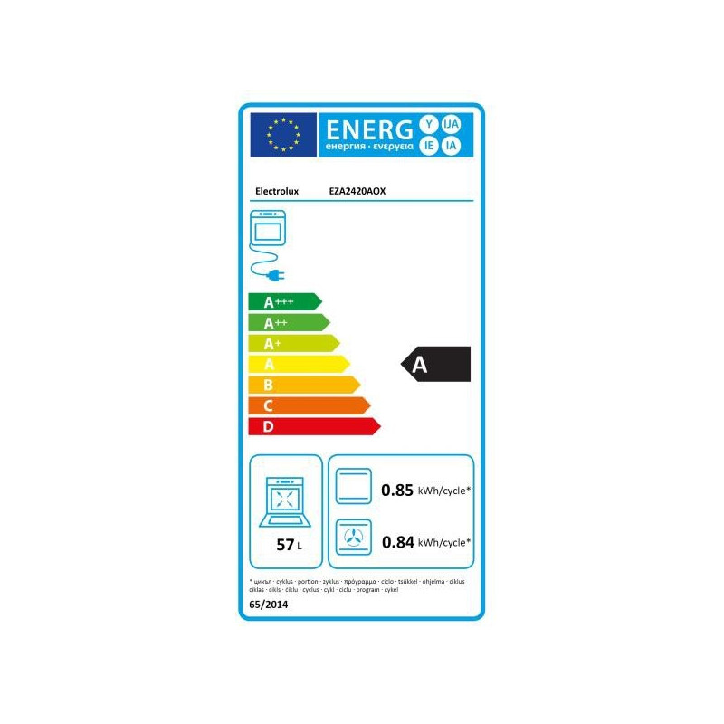 Four ELECTROLUX EZA2420AOX