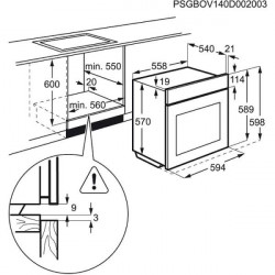 Four ELECTROLUX EZA2420AOX