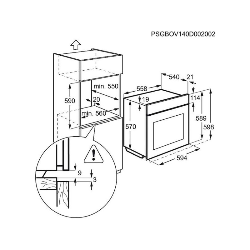 Four ELECTROLUX EZA2420AOX