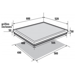 Plaque de cuisson SAUTER SPI4360W