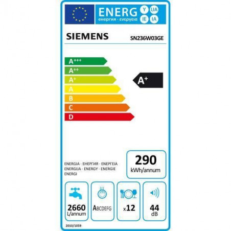 Lave Vaisselle SIEMENS SN236W03GE