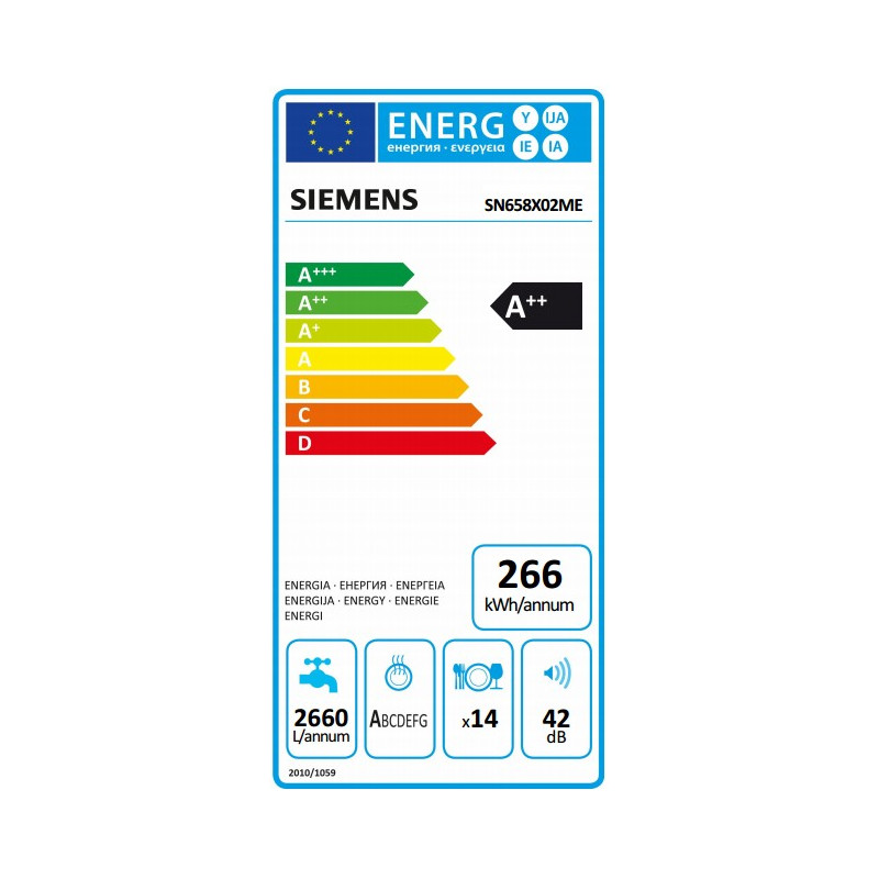 Lave Vaisselle SIEMENS SN658X02ME