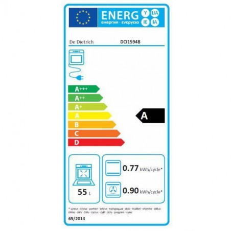 Cuisinière DE DIETRICH DCI1594B