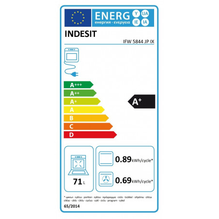 Four INDESIT IFW5844PIX