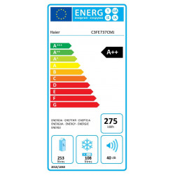 Réfrigérateur congélateur HAIER C3FE737CMJ