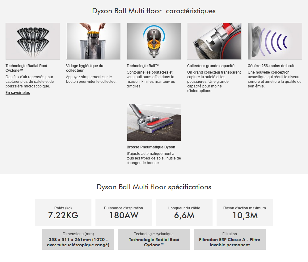 DYSON BALL MULTIFLOOR