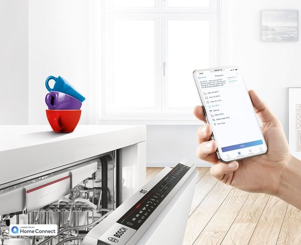 Bosch SMS6ZCW00E Série 6 Lave-vaisselle intelligent autonome, 60 cm de  large, fabriqué en Allemagne, programme Silence particulièrement  silencieux