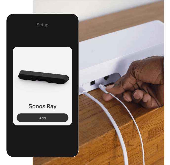 SONOS RAY BLANC