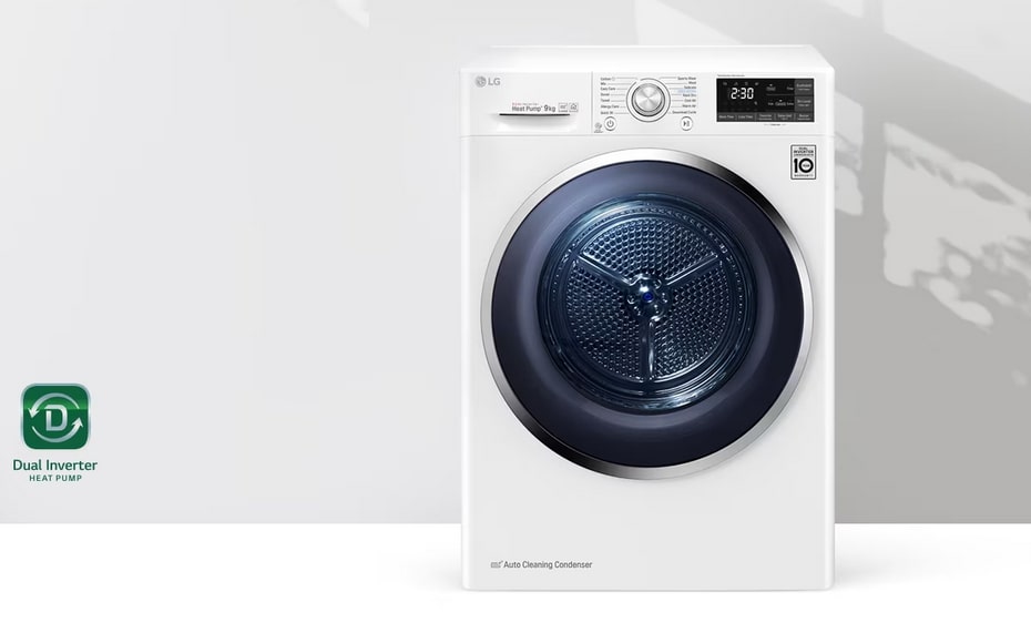 Sèche-linge Lg Séche-linge pompe à chaleur avec condenseur 60cm