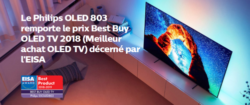 PHILIPS 55OLED803 EISA AWARD